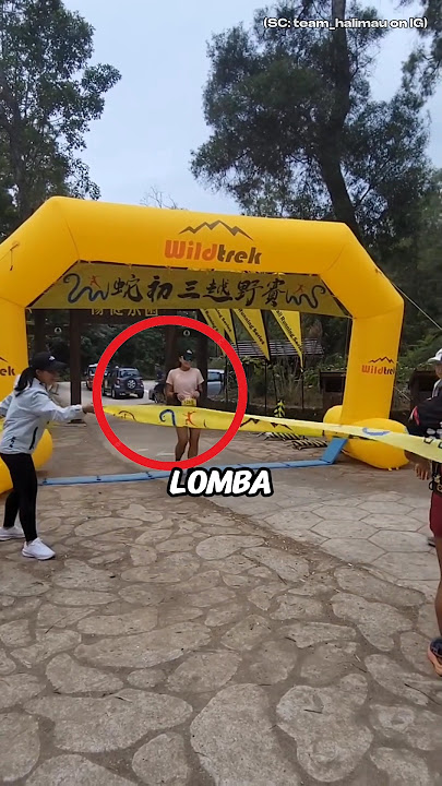 Moment langkah terjadi saat perlombaan lari marathon 🤯😱