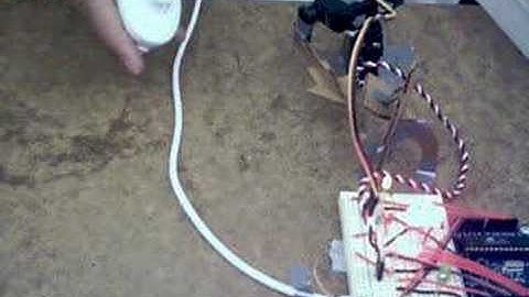 Wii Nunchuck Tilt Control of Two Servos