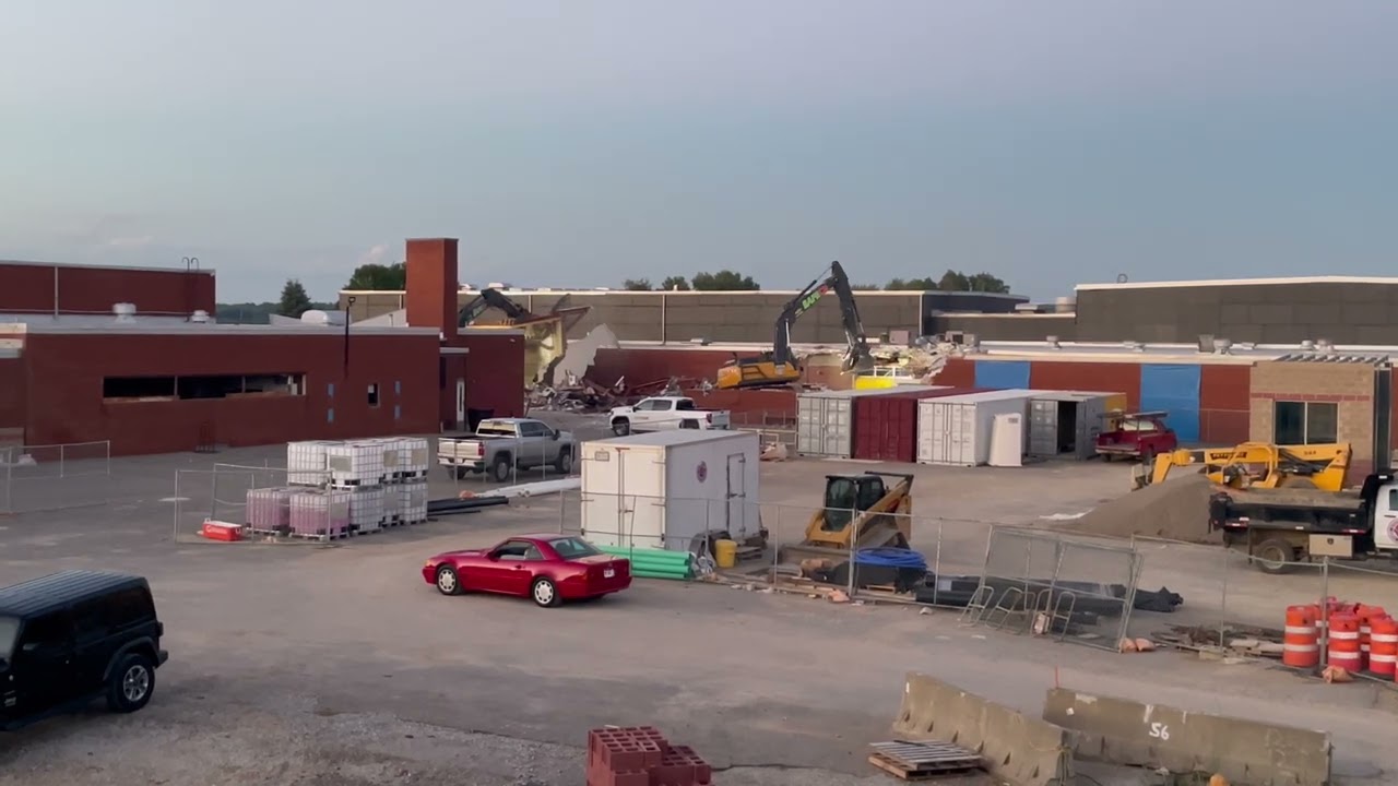 Old Lexington High School Demolition YouTube