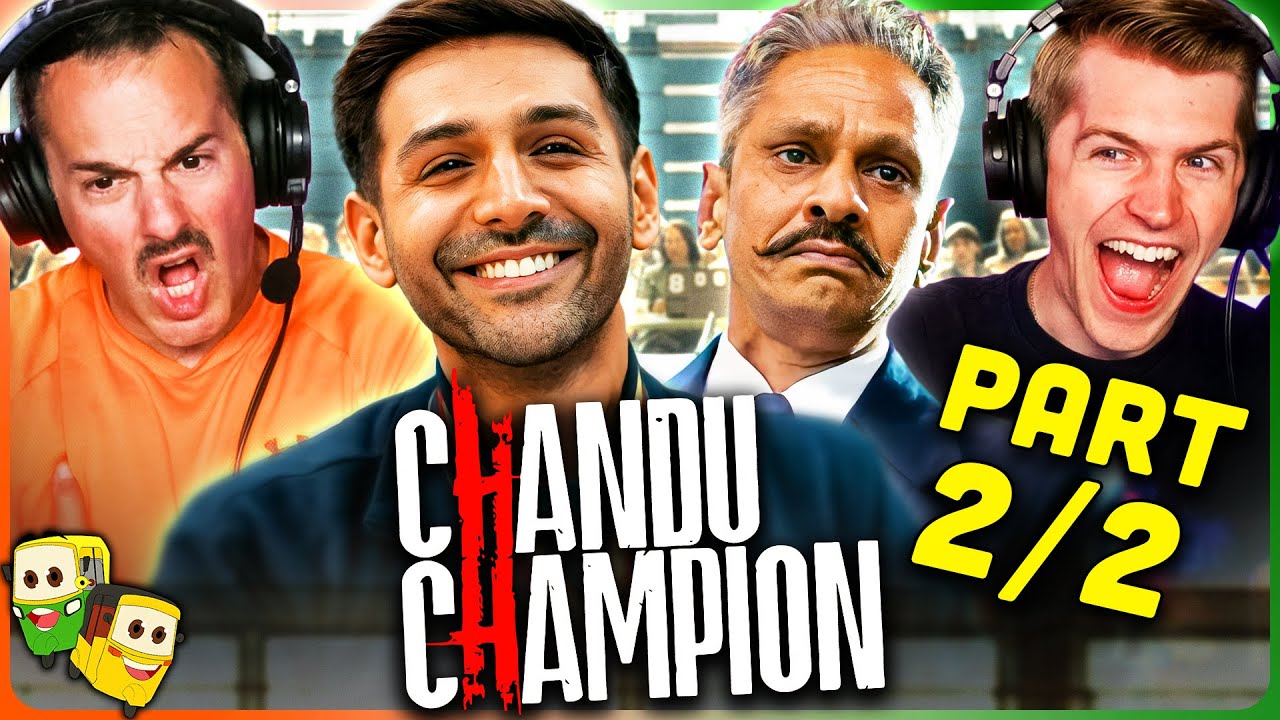 CHANDU CHAMPION Movie Reaction Part 2/2! | Kartik Aaryan | Vijay Raaz | Bhuvan Arora | Kabir Khan