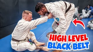 This Black Belt Is REALLY GOOD... | BJJ Rolling Commentary