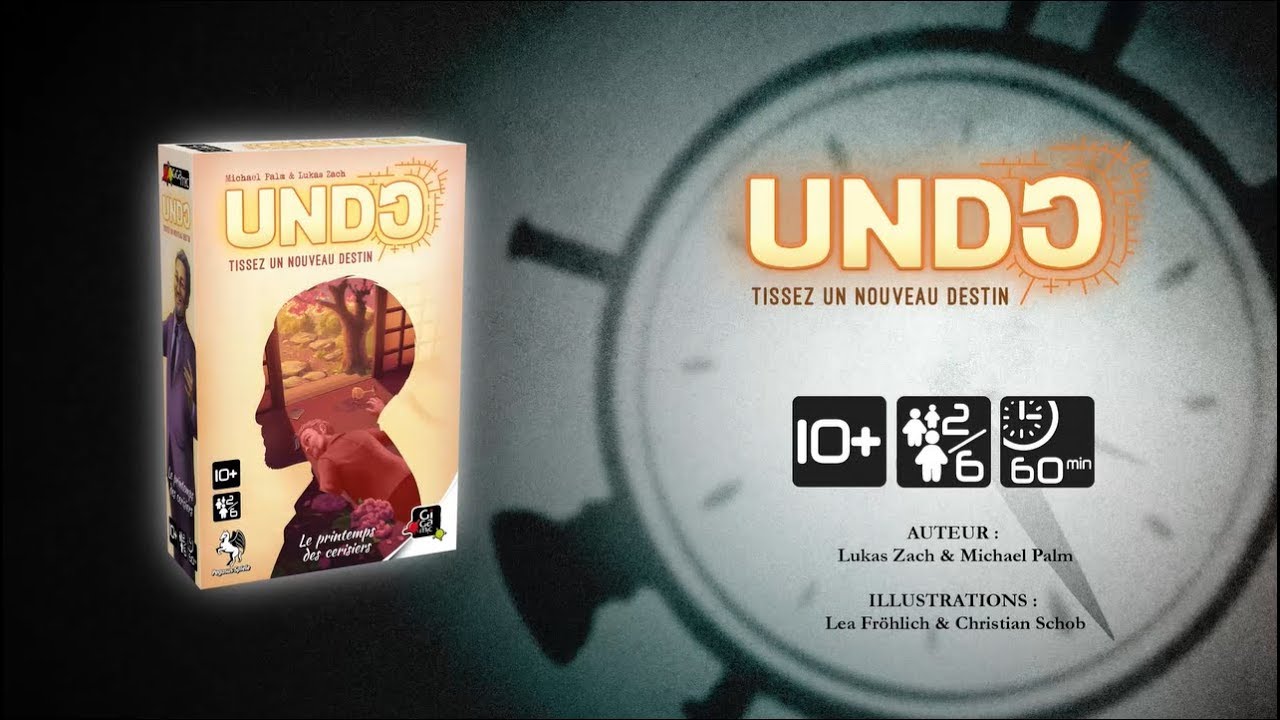 Gigamic UNDO: Tez Un Nuovo Destino – Gioco Di Deduzione Cooperativo, Viaggi Nel Tempo, 2-6 Giocatori, 60 Min