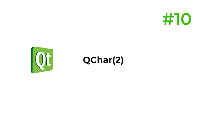 C++ Qt 10 - QChar(2)