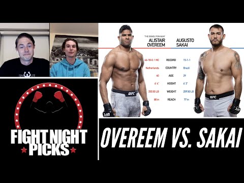 UFC Fight Night: Alistair Overeem vs. Augusto Sakai Prediction