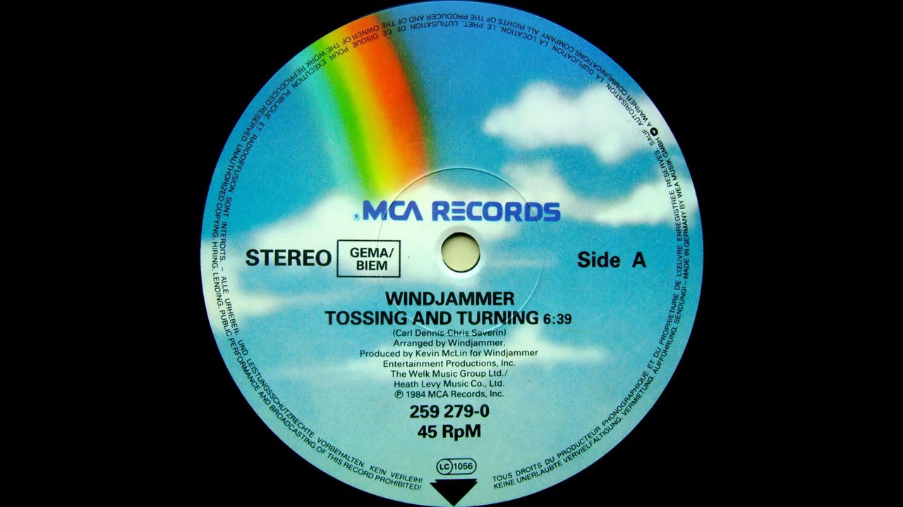 Windjammer - Tossing & Turning (12'' Mix) - YouTube