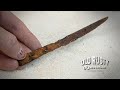 Medieval knife restoration.