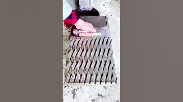 The process of tiling and plastering = good tools can increase efficiency
