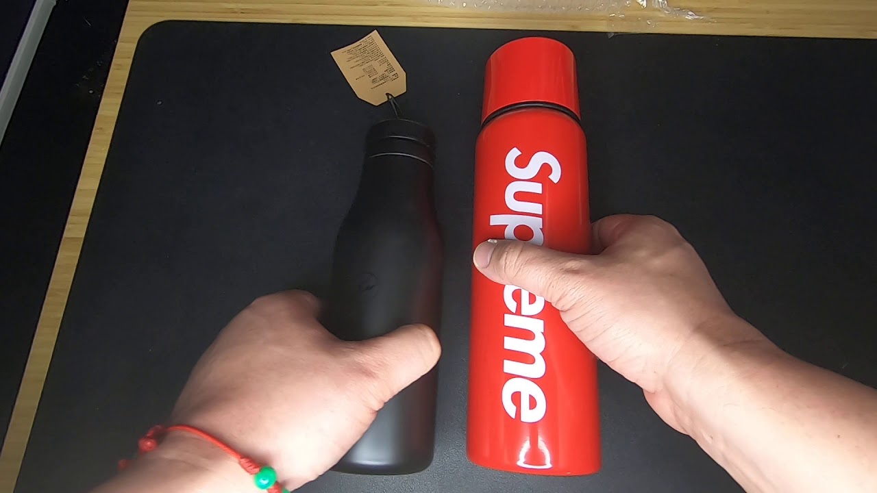 Starbucks X Fragment Design Bottle , Hiroshi Fujiwara, from Japan & Supreme Sigg Bottle. -/Unboxing