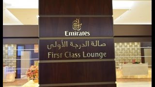 Emirates First Class Lounge Dubai Airport Review