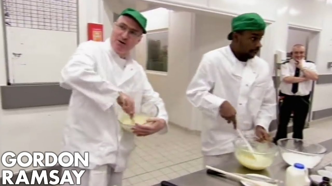 Gordon Ramsay Helps Convicts Bake Fairy Cakes | Gordon Behind Bars