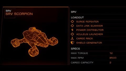 Elite:Dangerous, New SRV: Vodel Scorpion in game test drive..