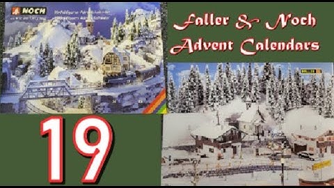 Faller and Noch Advent Calendar Figure Reveal Day 19  #faller #noch #modeltrains #märklin #advent