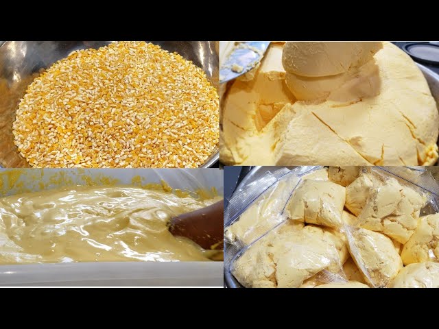 How to make Ogi from Corn Akamu | Ogi | pap | Corn pudding From Corn | from Scratch class=