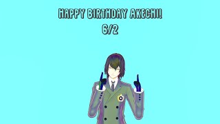 【MMD P5】 Akechi’s birthday (June 2nd)