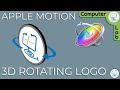 Create a Transparent 3D Rotating Logo / Image using Apple Motion