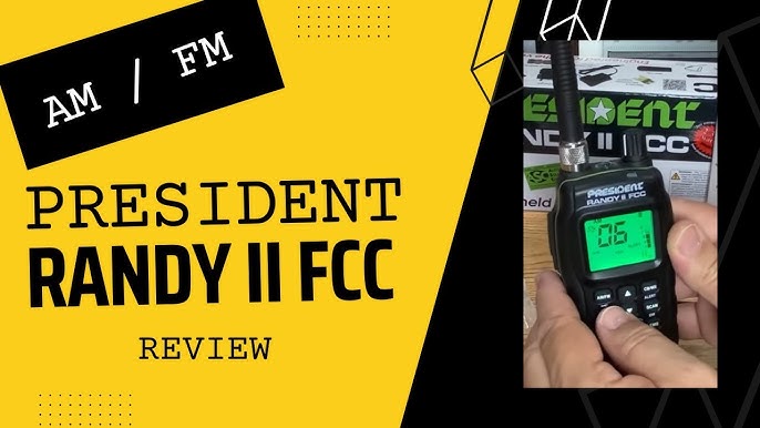  President Randy FCC Handheld or Mobile CB Radio with Weather  Channel and Alerts : Electronics