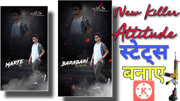 New Attitude Status Gaurav Choudhary | Kinemaster Video Editing | Killer Attitude  WhatsApp Status