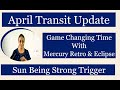 April transit update  game changing time  impact on ascendents aprilpredictions eclipse