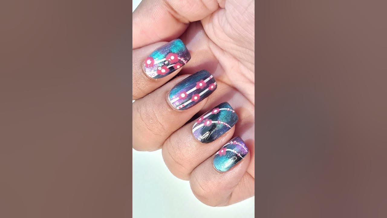 4. Tropical Floral Nail Design - wide 4