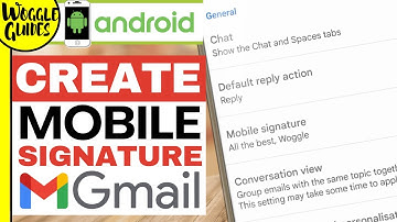 How to Add a Gmail signature on Android