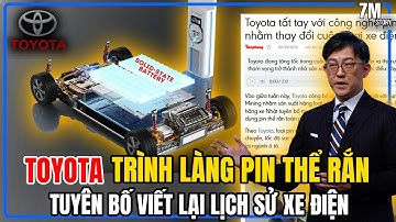 GIỚI XE ĐIỆN CHAO ĐẢO? TOYOTA NHẢY VÀO CUỘC CHƠI PIN THỂ RẮN VỚI LOẠI PIN CỰC KHÓ TIN