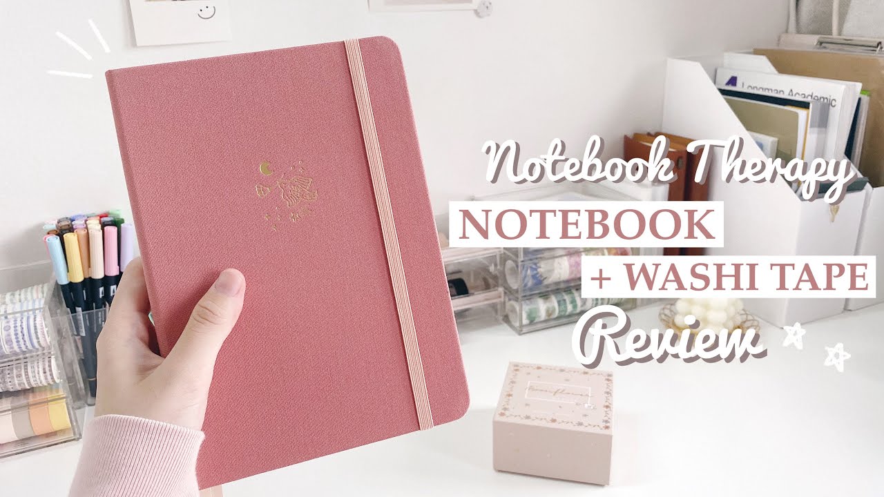 🕊 notebook therapy new tsuki moonflower collection review +
