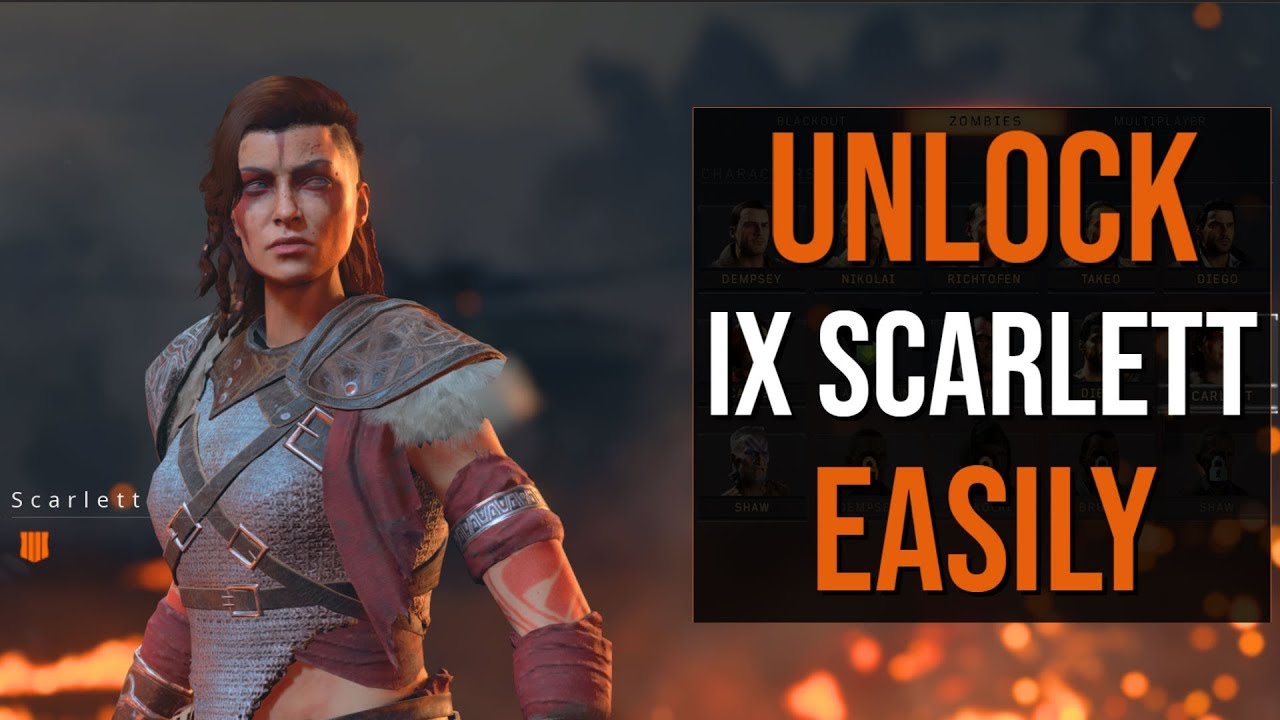 Blackout: How to UNLOCK IX SCARLETT! (Steel Bracer Spawn)