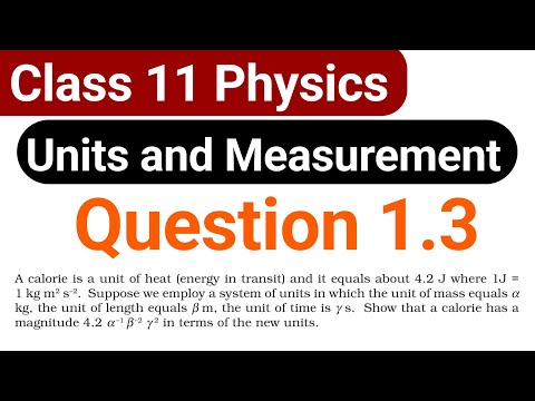 Physics Class 11 Question 1.3 Chapter 1 Units and Measurement NCERT Solutions by JP Sir