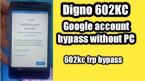 Digno 602kc google account (frp) bypass | how to remove digno 602kc frp lock