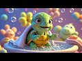 Baby Turtle Swims in the Bathtub | Bath Time Song for Kids | Nursery Rhymes