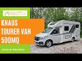 Knaus tourer van 500mq 2023  detailn prohldka vozu  roomtour