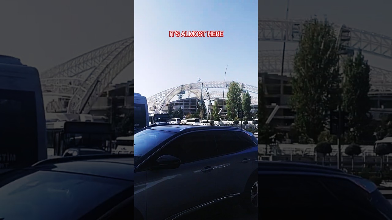 The final state of Ankara's 19 May Stadium. It's almost here.