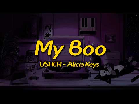Usher - My Boo (Lyrics) ft. Alicia Keys