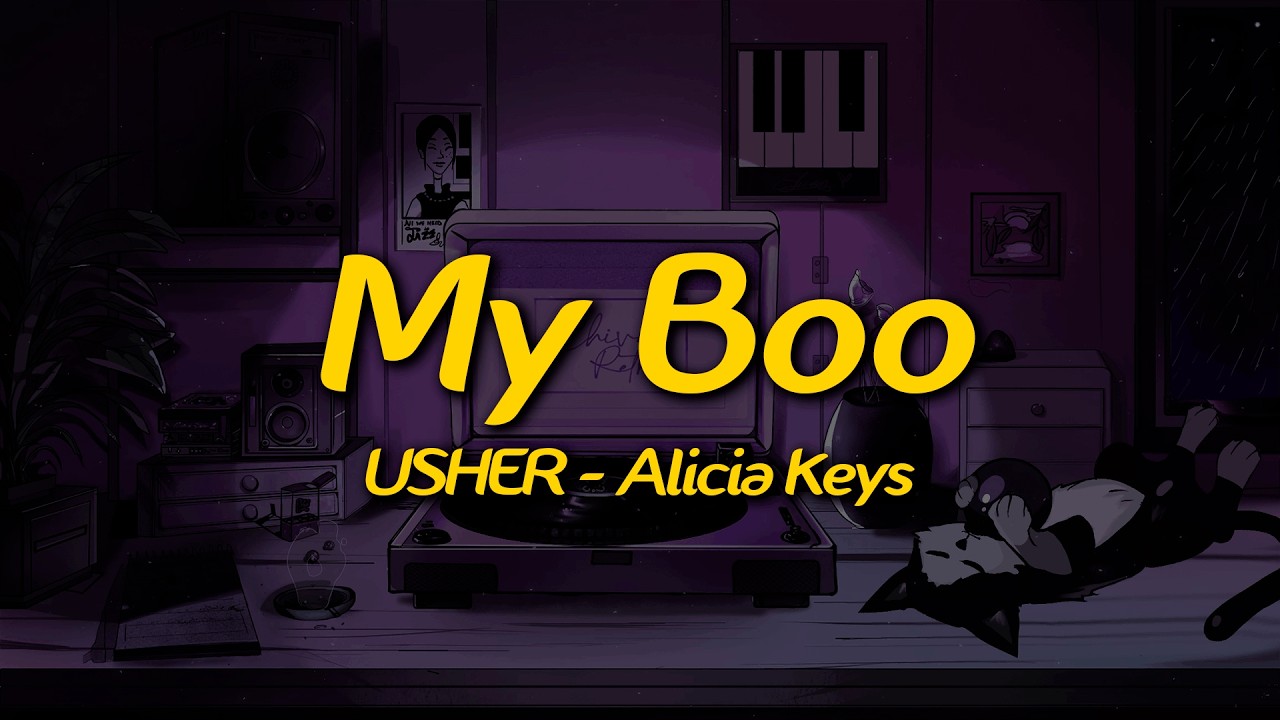 Usher - My Boo (Lyrics) ft. Alicia Keys