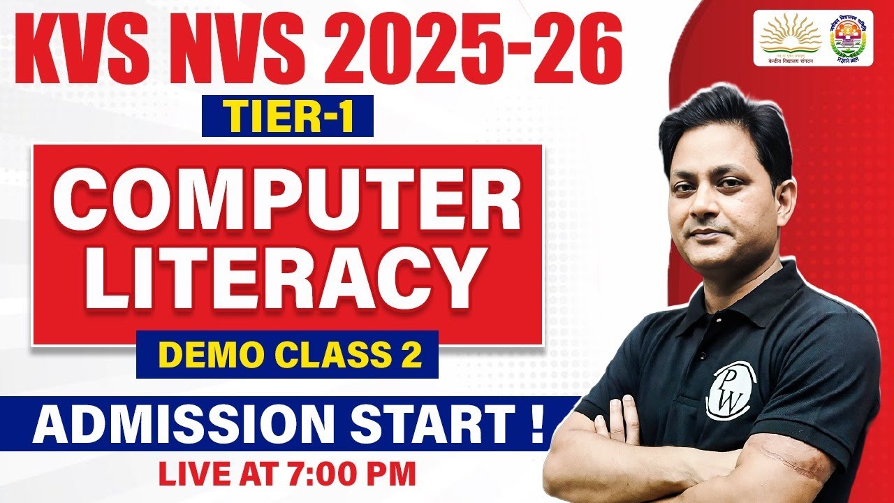 KVS NVS Computer Literacy Class | Computer Literacy for KVS 2025 | Computer Literacy by Lalit Sir #2