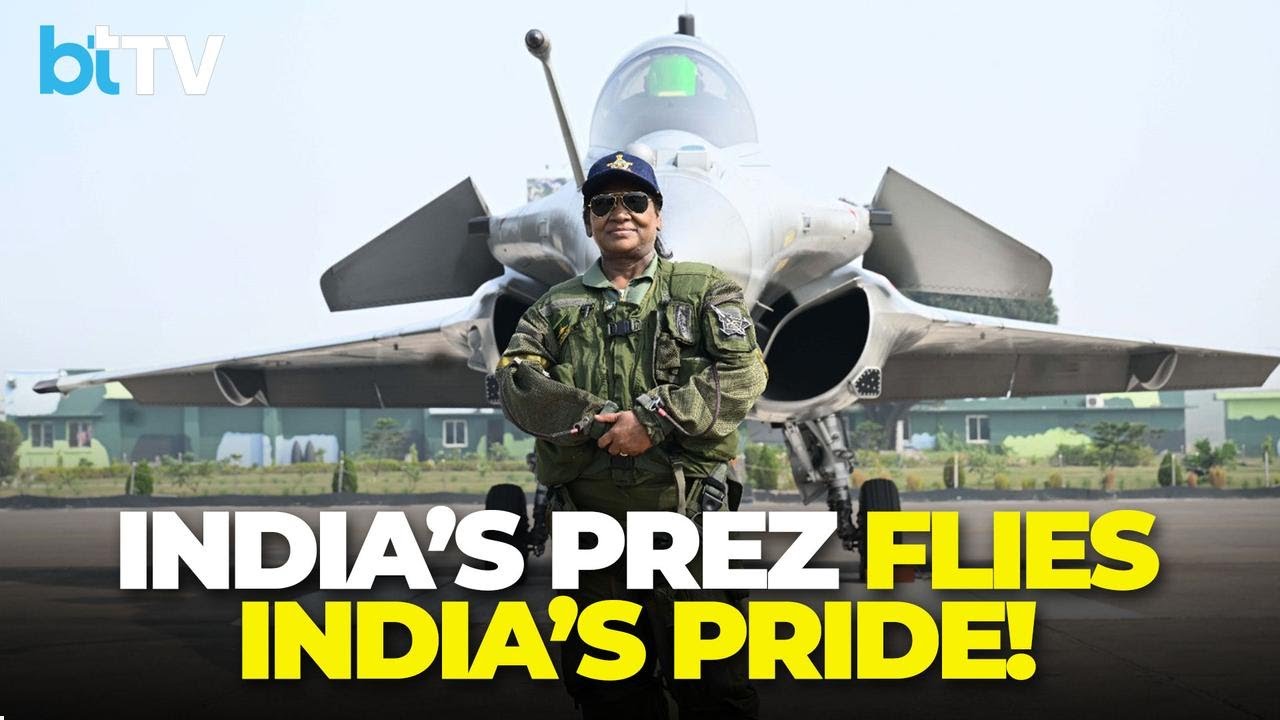 President Droupadi Murmu Flies Rafale Jet In Ambala | Historic Sortie Of Pride & Power