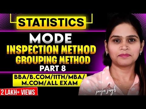 Mode | Meaning | Calculation | Business Statistics | Grouping Method | BBA | BCA | B.Com | MBA