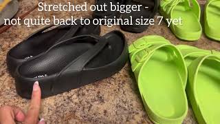 Shrink & Unshrink Rubber Sandals