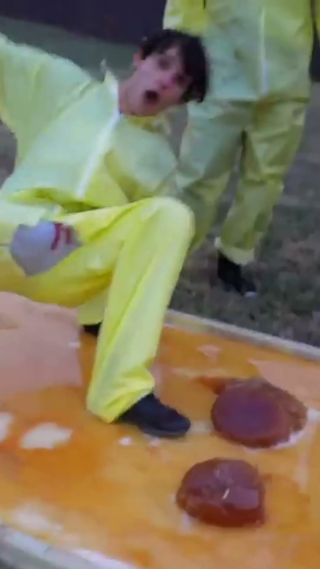 bro was in a sticky situation ?