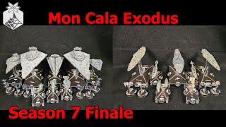 Star Wars Armada 'Mon Cala Exodus' Empire vs Rebel 800 points  ION Radio Battle Report