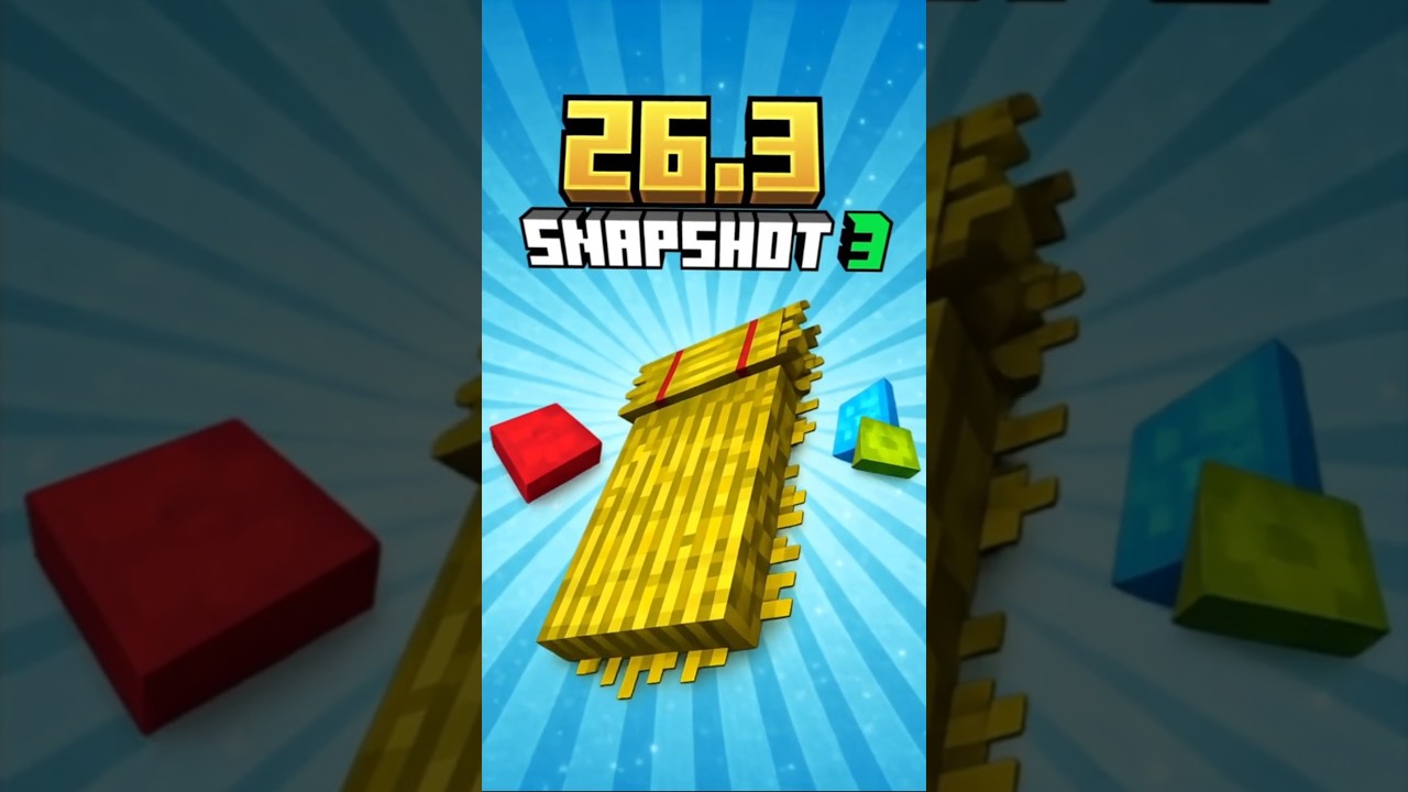 Майнкрафт 26.3 ПОДУШКИ И СОЛОМЕННАЯ КРОВАТЬ #minecraft #shorts