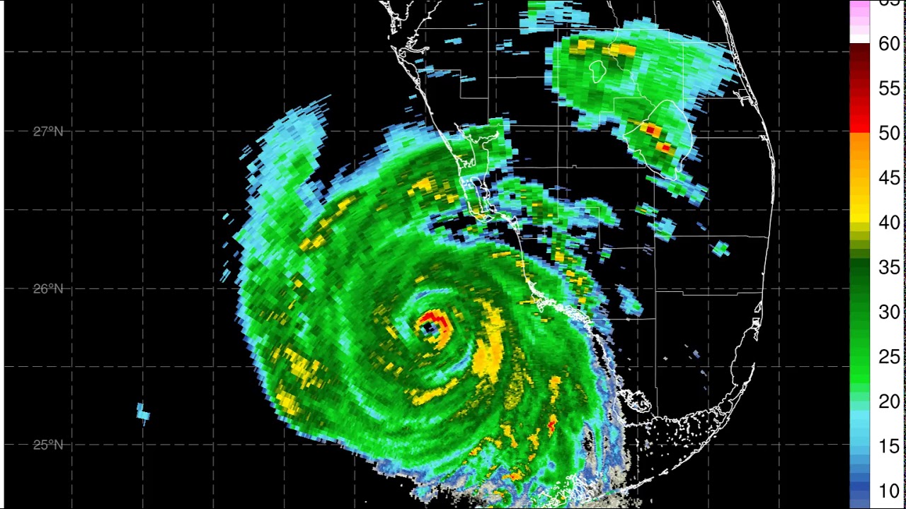 Hurricane Charley (2004) Landfall Radar YouTube