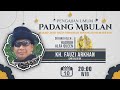 Pengajian Umum PADANG MBULAN Magetan Bersama K.H Fauzi Arkhan dari Salatiga - 10 Oktober 2022