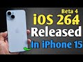 iOS 26.4 Beta 4 Released - What's New in iPhone 15