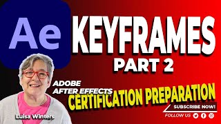 46 After Effects Certification Preparation -Keyframes (2) #aftereffects