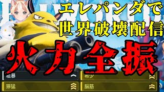 【実況配信】火力全振りで覚醒した厳選エレパンダで世界壊します🐼🐹【パルワールド /Palworld】④
