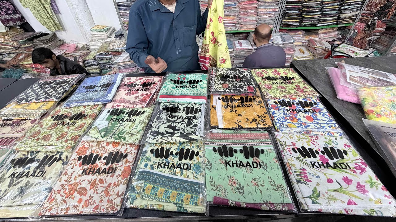 🔥📣 KHAADI 📣🌺 2PC LAWN COLLECTION 🌺💕 SHIRT + DUPATTA 💕👕 RS. 1399/-🛒