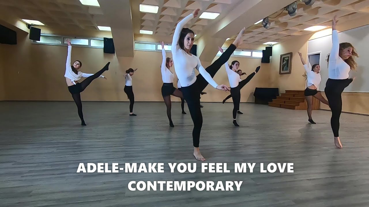 CONTEMPORARY DANCE VIDEO TO ADELE -MAKE YOU FEEL MY LOVE. Choreography By Ilana at Rythmos in Cyprus