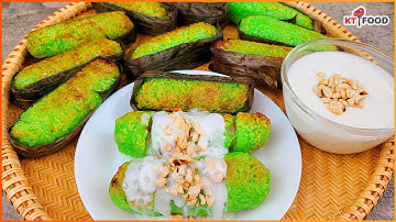 Làm CHUỐI NẾP NƯỚNG kiểu này NGON, Nhanh Gọn ai ăn cũng ghiền - ENG CAP - KT Food