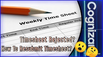 How To Edit Timesheet In Cognizant | How To Fill Timesheet In Cognizant